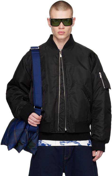 burberry bomber black|Burberry cashmere cape jacket.